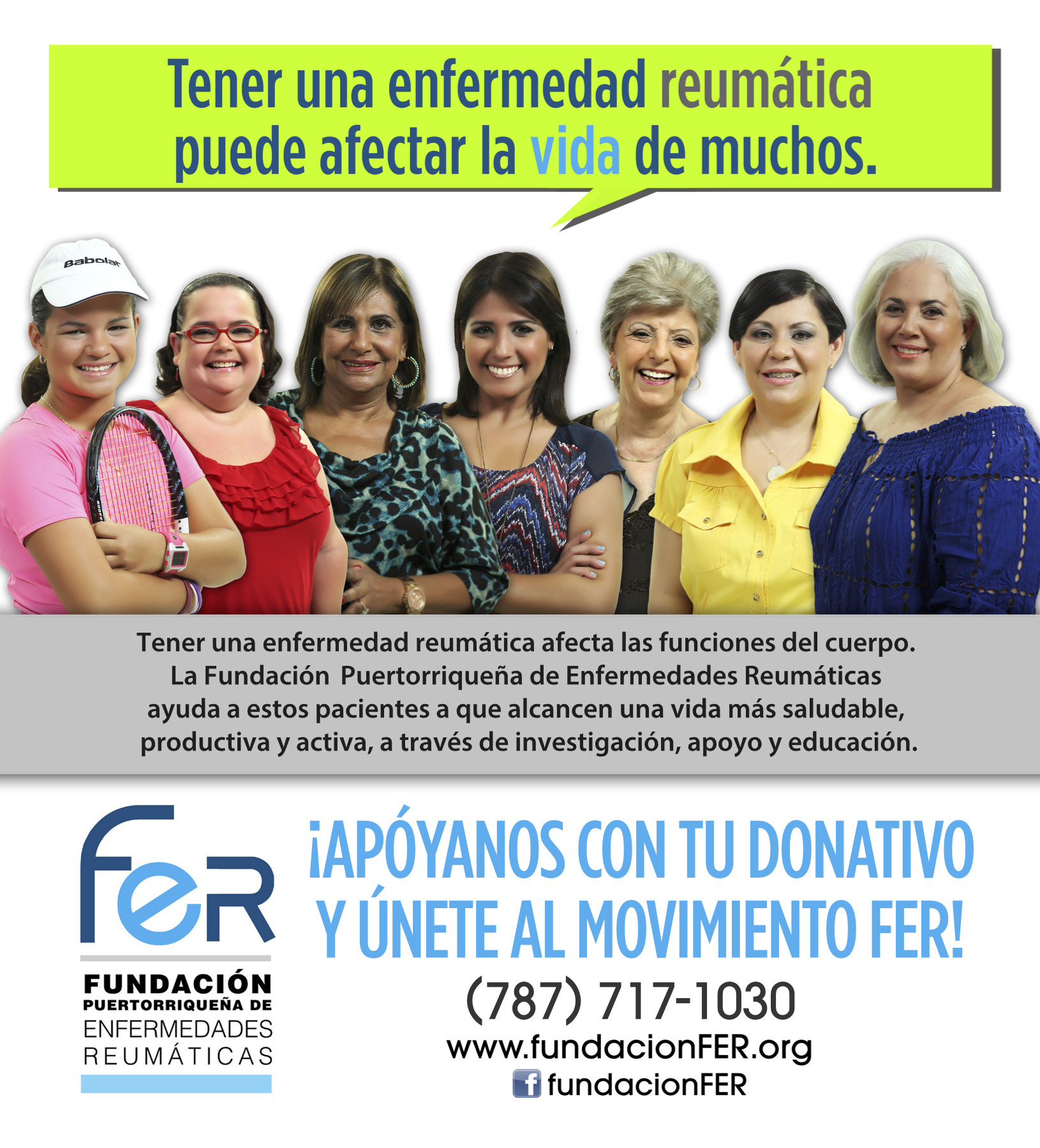 Campaña de concienciación las Caras de FER 2012-2013